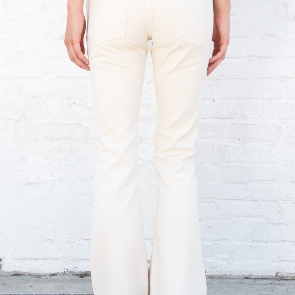 Brandy Melville Brielle Pants Ivory